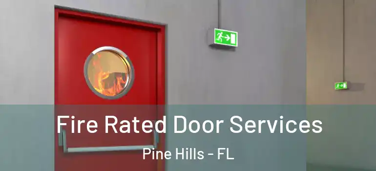  Fire Rated Door Services Pine Hills - FL