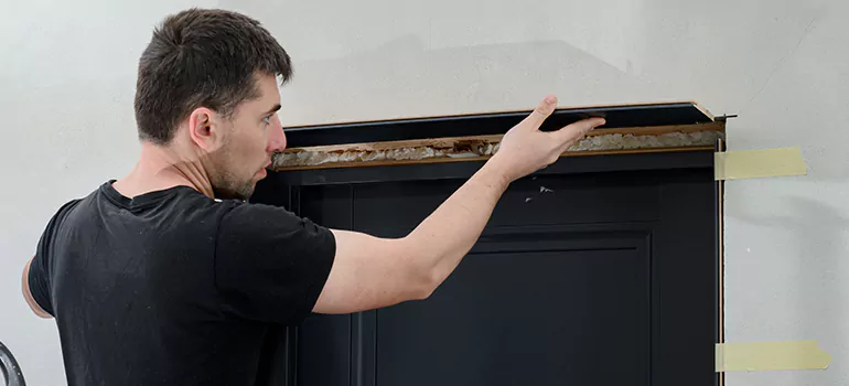 Wood Door Hole Repair in Pine Hills, FL