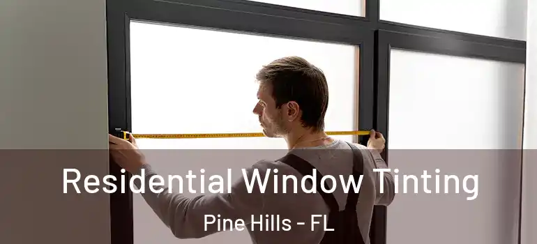  Residential Window Tinting Pine Hills - FL